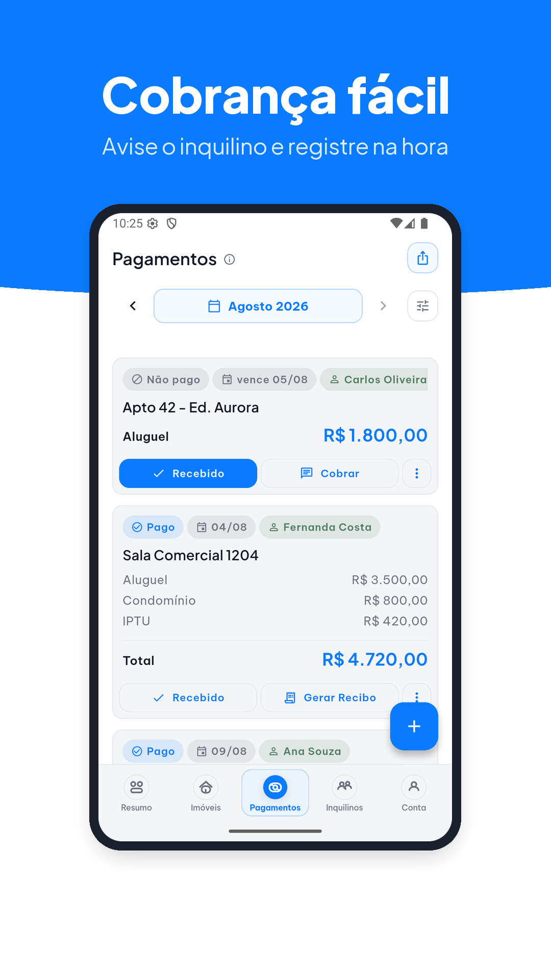 Cobrança pelo WhatsApp com a mensagem já preenchida